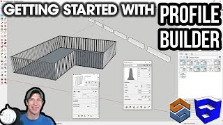 Getting Started with Profile Builder for SketchUp  Creating a Stud Framed Wall [upl. by Engelbert]