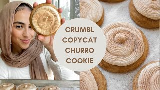 HOW TO MAKE THE BEST CRUMBL COOKIES AT HOME  Churro Flavor [upl. by Kask542]