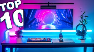 Top 10 Tech Accessories to Upgrade Your Gaming Desk Setup [upl. by Nylecoj]