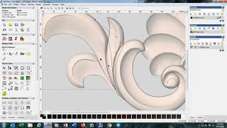 How to make 3d design in Artcam 2008  English Hindi Language [upl. by Jenette438]