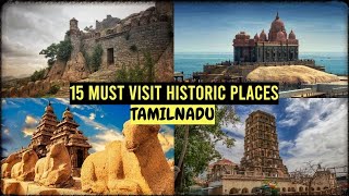 15 Must Visit Historic Places in Tamilnadu [upl. by Elvira]