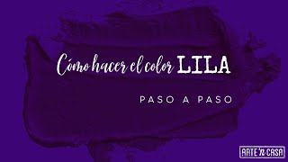 Cómo hacer el color lila [upl. by Annairda241]