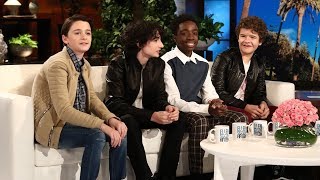 Cast from ‘Stranger Things’ Talk Meeting President Obama [upl. by Aciruam]