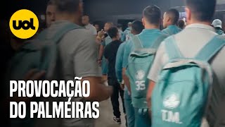 JOGADORES DO PALMEIRAS PROVOCAM BOTAFOGO COM MÃšSICA DE SEGOVINHA [upl. by Kumler]