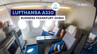 Lufthansa Business Class Airbus A330 Frankfurt to Dubai [upl. by Ailssa554]