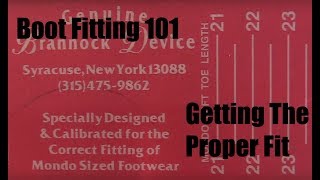 Boot Fitting 101 Sizing Your Snowboard Boots [upl. by Ellenrahc717]