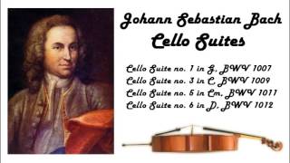 Johann Sebastian Bach  Cello suites in 432 Hz great for reading or studying [upl. by Nylekcaj]