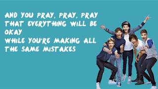 Same Mistakes  One Direction Lyrics [upl. by Eleanora]