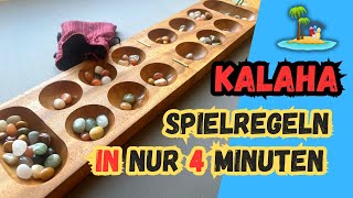 Kalaha Spielanleitung  Steinchenspiel kurz und knapp erklärt [upl. by Htebazle]