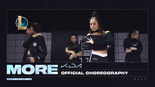 KDA  MORE Dance  Official Choreography Video  League of Legends [upl. by Ylrak]