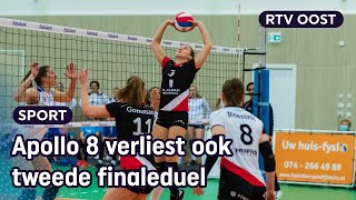 Kijk terug De tweede finalewedstrijd van de volleybalsters van Apollo 8 tegen Sliedrecht Sport [upl. by Eidnil]