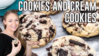 How To Make Cookies and Cream Cookies [upl. by Niajneb]